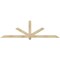 Ekena Millwork Kennewick Rough Sawn Timber Gable Bracket, Douglas Fir, 96"W x 28"H x 4"D x 4"F, 7/12 Pitch GBW096X28X0404KEN00RDF - alternate 1